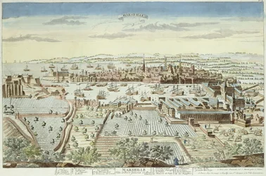 Equestrian Plan of Marseille, 1680